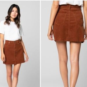 NWT Blank NYC Atlas Corduroy Skirt